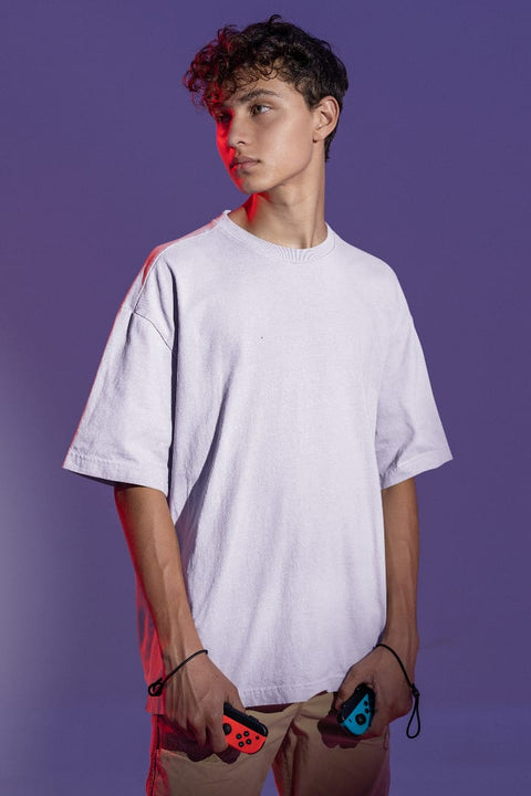 Designed Oversized Unisex Tshirt Round Neck