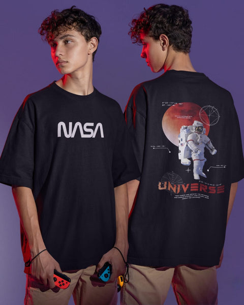 Nasa Designed Oversized Unisex Tshirt Round Neck