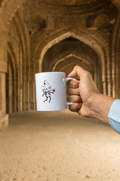 Couple White Coffee Mugs