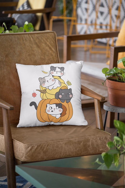 Designed White Pillow For Your Sofa