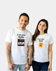 Couple t shirts designed Unisex Neck T shirt