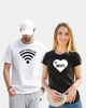 Don't steal my heart Couple t shirts designed Unisex Neck T shirt